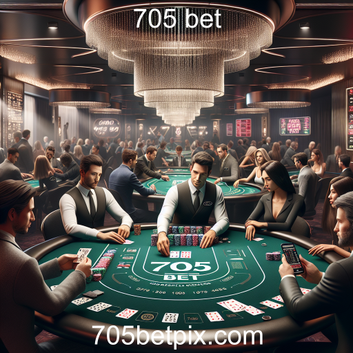 A Emoção do Cassino Ao Vivo na 705 bet
